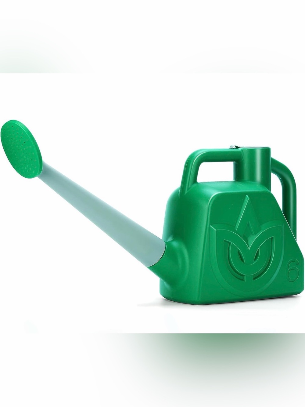 1.5 Gallon Green Watering Can with Detachable Nozzle